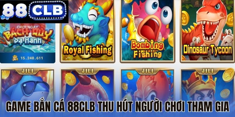 Game bắn cá 88CLB thu hút người chơi tham gia