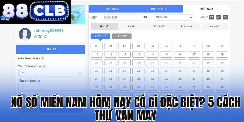 Xổ số miền Nam hôm nay